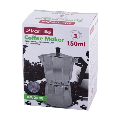 Kawiarka zaparzacz do kawy aluminium Kamille