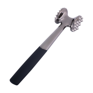 Stalowy dwustronny tłuczek do mięsa