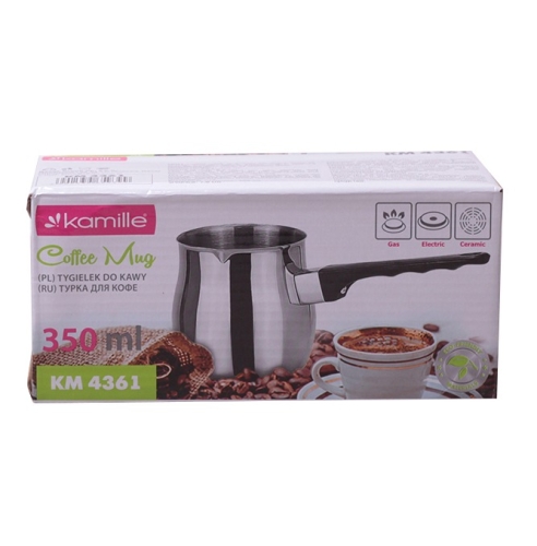 Stalowy tygielek do kawy na gaz Kamille