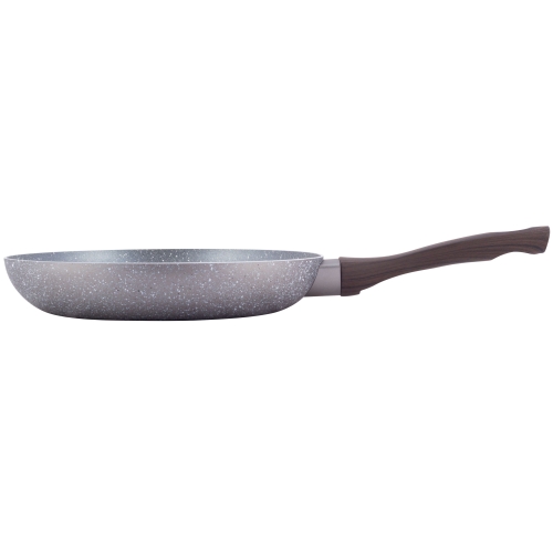 Patelnia do smażenia Kamille 26 cm granitowa z drewnianym uchwytem