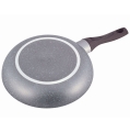 Patelnia Kamille 26 cm powłoka granitowa rączka drewnopodobna