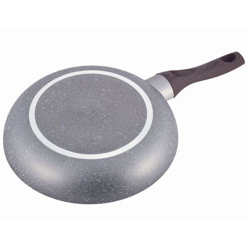 Patelnia Kamille 26 cm powłoka granitowa rączka drewnopodobna