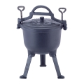 Garnek żeliwny Kamille 4 L z nóżkami do ogniska
