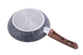 Patelnia wok 28 cm Kamille granitowa non stick indukcja