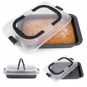 Blacha z pokrywką do pieczenia forma do ciasta tortów Kamille 