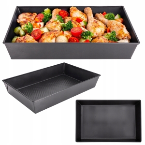 Forma blacha do pieczenia ciasta zapiekanek 36,3x24x6 cm Kamille