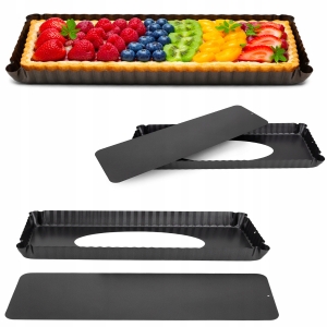 Forma blacha do pieczenia tarty mazurka na tartę z wyjmowanym dnem 35 cm Kamille