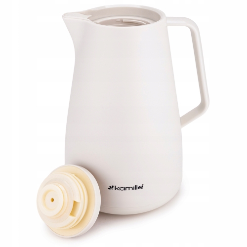 dzbanek termiczny 1 l Kamille biały