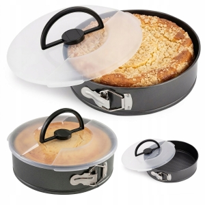 Tortownica rozpinana z pokrywką 26cm Kamille