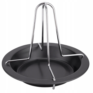 Stojak ruszt do pieczenia całego kurczaka 17 cm do piekarnika Kamille