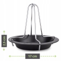 stojak do kurczaka stalowy non stick Kamille