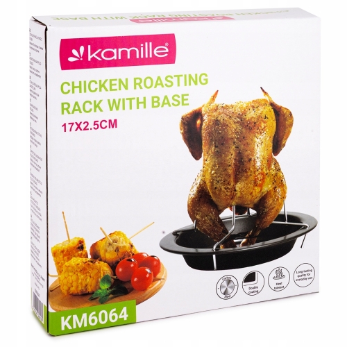 stojak do pieczenia kurczaka do piekarnika