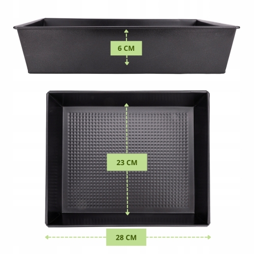 forma do lasagne 28x32 cm głęboka 6 cm