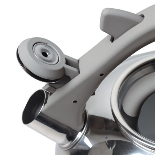 duży czajnik stalowy 2,8L Kamille z gwizdkiem do codziennego użytku