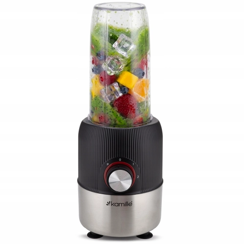 blender kielichowy Kamille 2w1 do koktajli dwa kieliszki