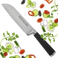 nóż kuchenny santoku Kamille stal nierdzewna soft touch do krojenia
