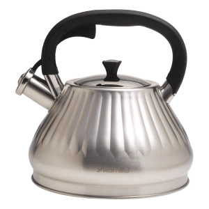 Plisowany czajnik tradycyjny z gwizdkiem 3L