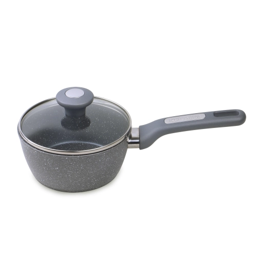 rondel z pokrywką 1,2L Kamille powłoka granitowa nieprzywierająca