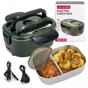 Elektryczny lunch box termos obiadowy śniadaniówka samochodowa 1,5L Kamille