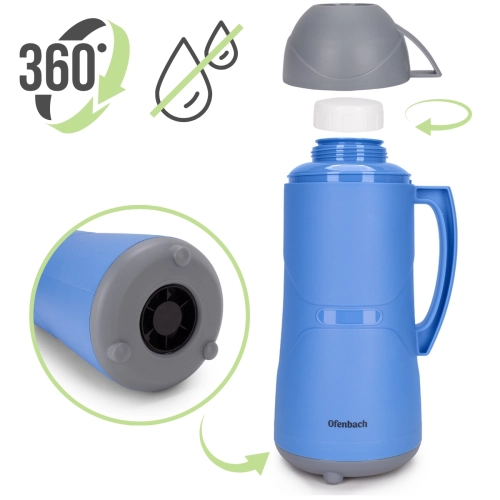 termos z kubkiem 450 ml Kamille turystyczny na kawę i herbatę