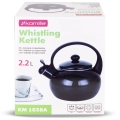 czajnik 2,2L Kamille emaliowany z gwizdkiem automat stalowy