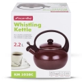 czajnik na gaz i indukcję 2,2L Kamille emaliowany z gwizdkiem