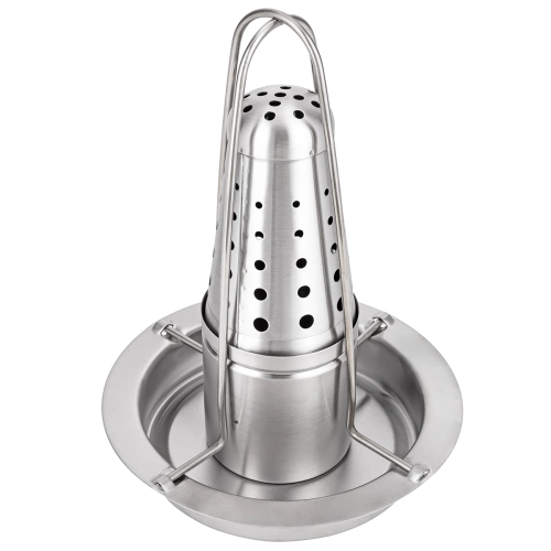 podstawka do pieczenia kurczaka Kamille z ociekaczem na tłuszcz