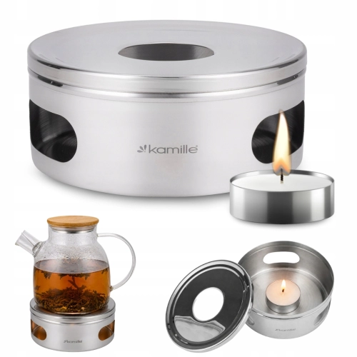 podgrzewacz do dzbanka Kamille na świeczkę pod imbryk i zaparzacz