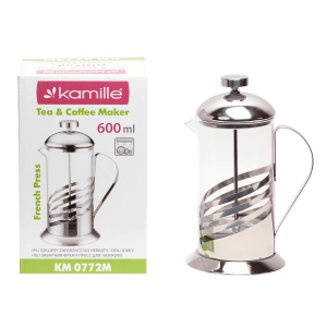 Szklany zaparzacz do herbaty, kawy 600ml