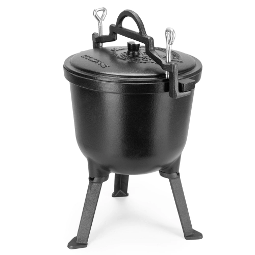duży kociołek myśliwski Kamille 10L garnek outdoor