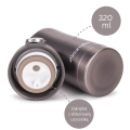 kubek termiczny travel mug Kamille 320 ml metaliczny