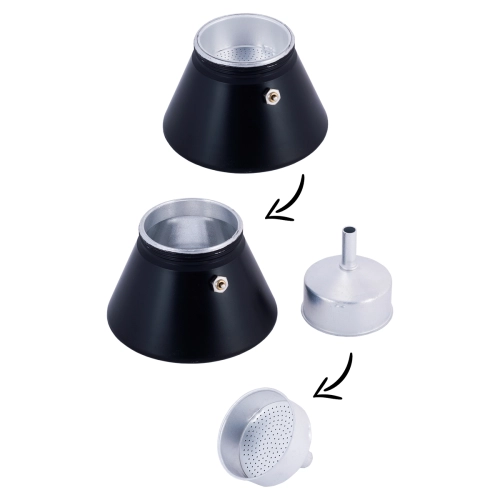 kawiarka moka Kamille 300 ml aluminiowa do 6 filiżanek espresso