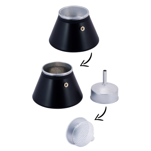 marmurkowa makinetka do kawy 450 ml Kamille włoski styl