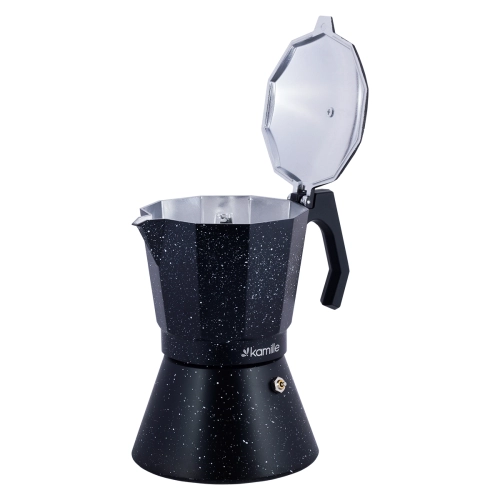 kawiarka ciśnieniowa Kamille 600 ml na gaz indukcję marmur