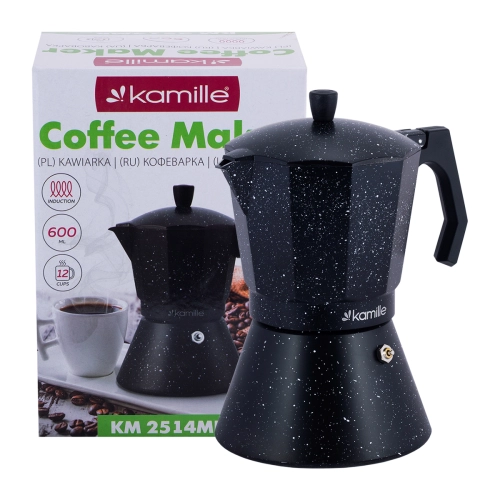kawiarka włoska marmur 600 ml Kamille zaparzacz do espresso