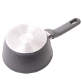 Garnek granitowy 1,2L aluminiowy z pokrywką Kamille