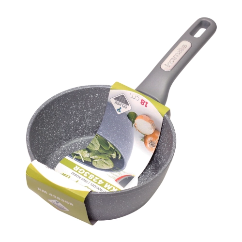 Rondel garnek granitowy 1,5L z pokrywką indukcja Kamille