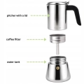 kawiarka Kamille 300 ml zaparzacz do espresso ze stali nierdzewnej