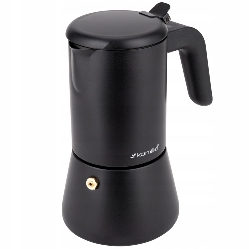 stalowa kawiarka 300 ml do przygotowania aromatycznej kawy espresso