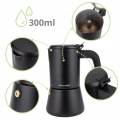 elegancka kawiarka do espresso 300 ml stalowa makinetka Kamille