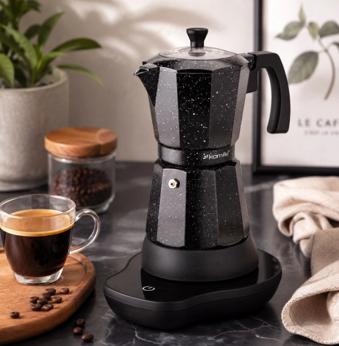 ekspres do espresso 300 ml Kamille kawiarka elektryczna 500W