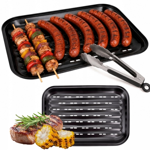 Taca perforowana do grillowania mięsa i warzyw non-stick Kamille