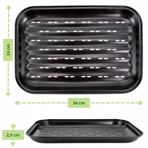 Akcesorium grillowe Kamille – perforowana taca do BBQ