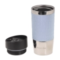 Elegancki kubek termiczny stalowy 280 ml Kamille z automatycznym korkiem