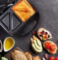 Sandwich maker Kamille 800W do szybkiego opiekania kanapek