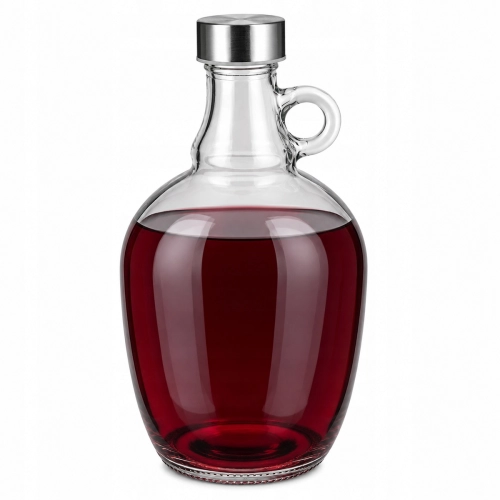 Dama szklana 1,5 l Kamille na wino nalewki oraz domowe trunki
