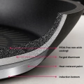 Wytrzymała patelnia tradycyjna Kamille 28 cm z powłoką nieprzywierającą