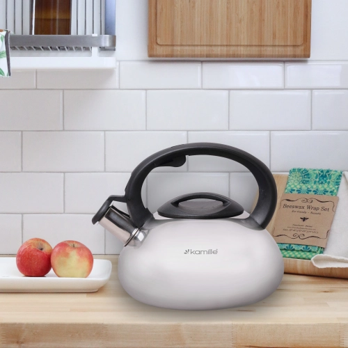 Czajnik Kamille 2,5 l z gwizdkiem i ergonomicznym uchwytem Soft Touch