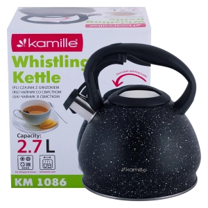 Czajnik z gwizdkiem na gaz indukcja 2,7 L Kamille