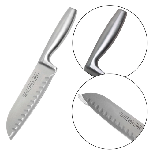 Nóż Santoku Kamille do siekania warzyw mięsa i owoców